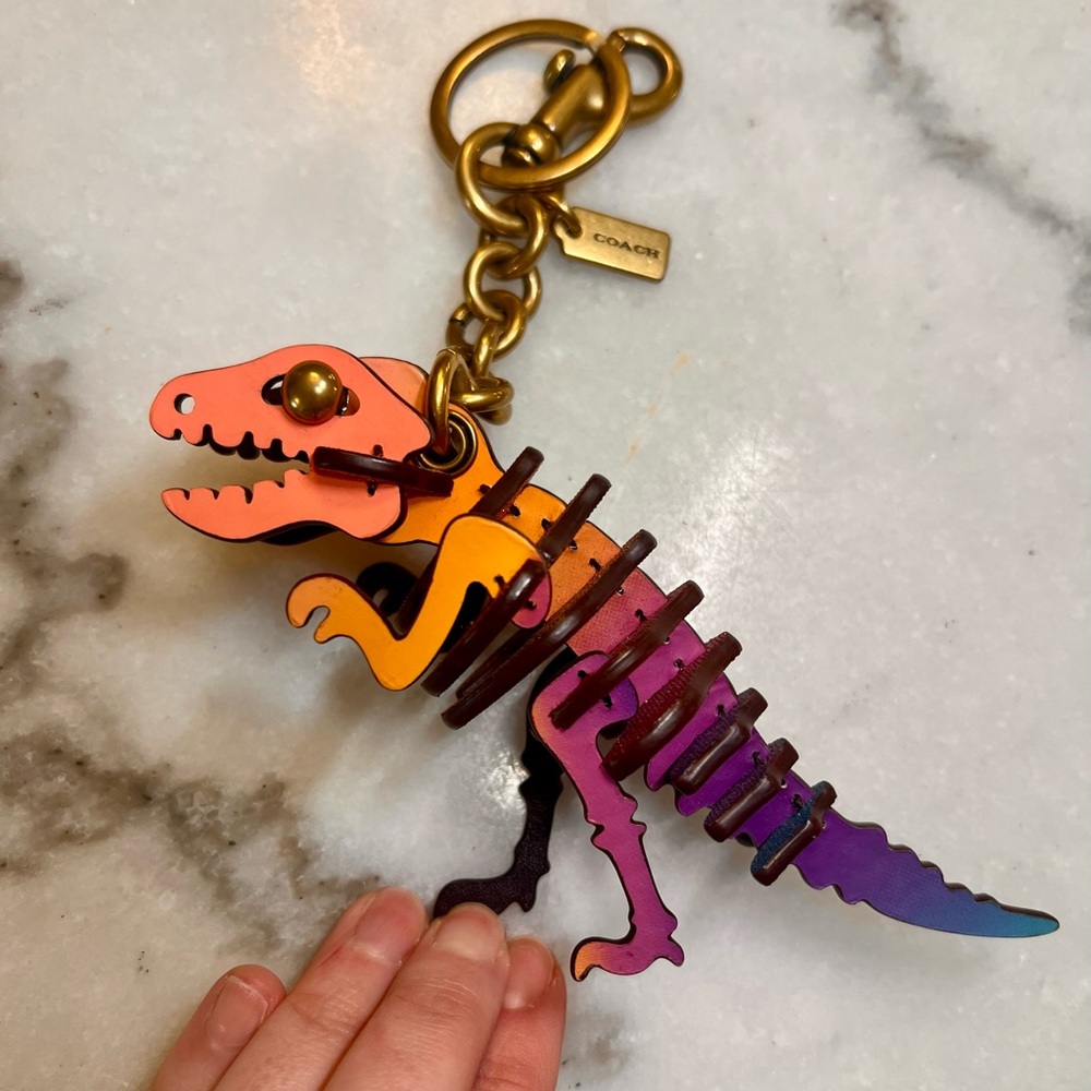 Coach Rainbow Rexy with Glitter